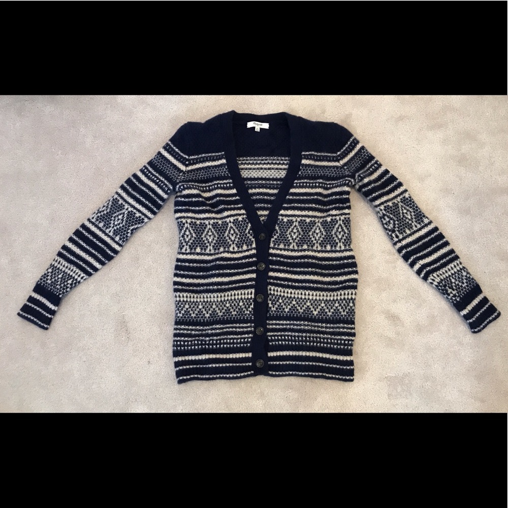 Madewell women’s 100% merino wool cardigan
